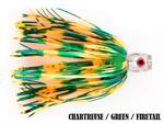 bling candh lures chartreuse green firetail